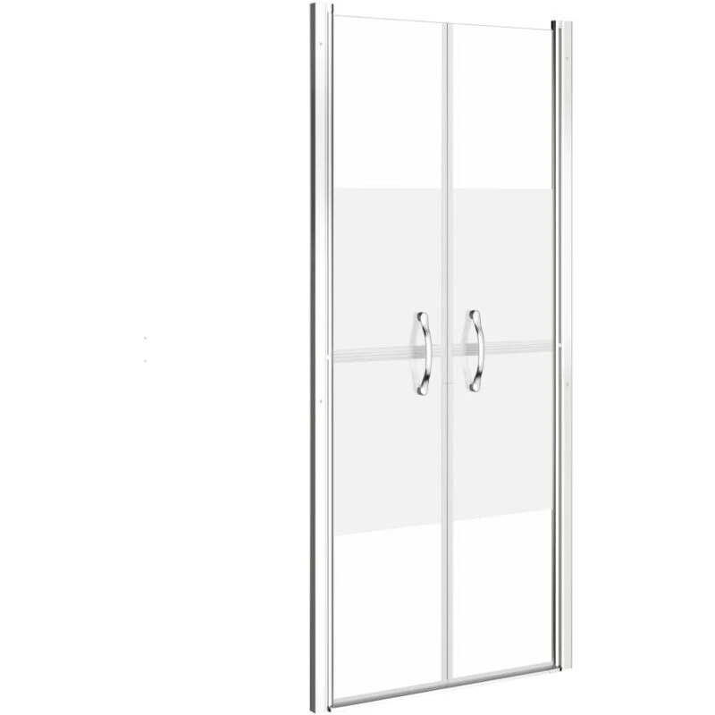 Image of VIDAXL Shower Door Half Frosted ESG 81x190cm vidaXL 8720286168202