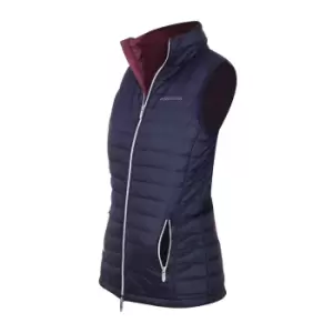 Image of Hy Womens/Ladies Synergy Padded Gilet (L) (Navy/Fig)