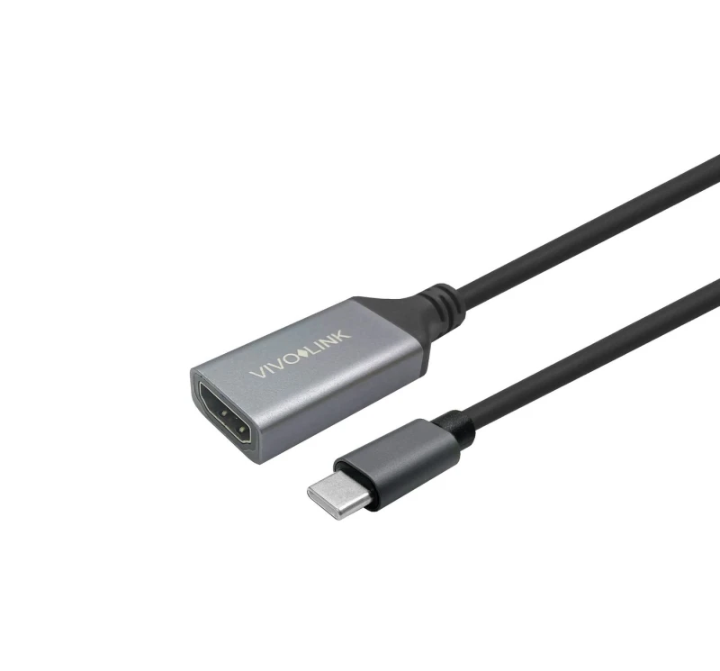 Image of Vivolink PROUSBCHDMIMF1 video cable adapter 1m USB C HDMI Black