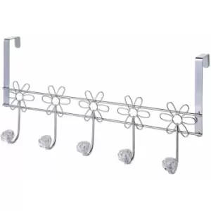Image of Daisy Over Door Hooks - Chrome