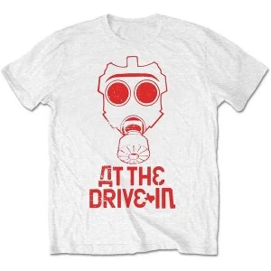 Image of At The Drive-In - Mask Unisex Medium T-Shirt - White