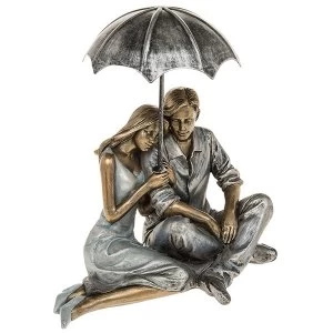 Image of Rainy Day Romance Sitting Cross Small Ornament