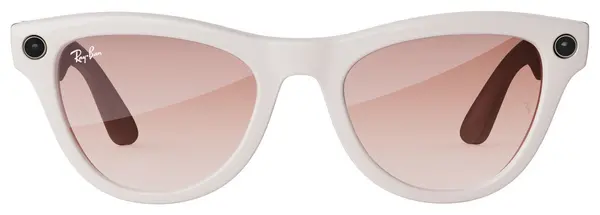 Image of Ray-Ban Meta Ray-Ban Meta Skyler Shiny Warm Grey, Cinnamon Pink