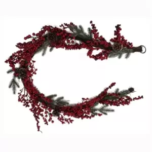 Image of The Spirit Of Christmas Berry Wreath 31 - Red