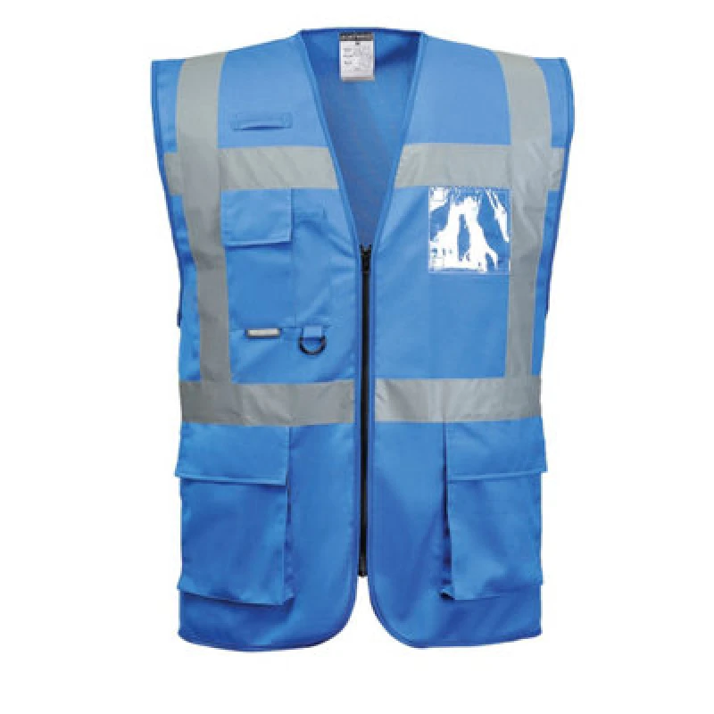 Image of Portwest Iona Executive Hi Vis Vest F476RBRM Colour: Royal Blue