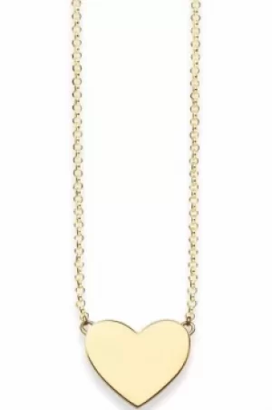 Image of Ladies Thomas Sabo Sterling Silver HEART NECKLACE KE1395-413-12-L42V