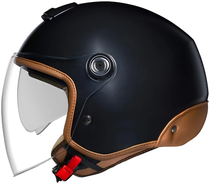 Image of Nexx Y.10 Sunny Black Matt Camel Jet Helmet Size XS