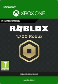 Image of Microsoft Xbox One Roblox 1700 Robux
