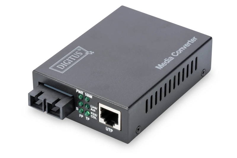 Image of Digitus Fast Ethernet Media Converter. RJ45 / SC