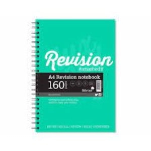Image of Silvine Revision Notebook A4 160 Pages