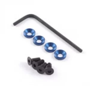 Image of Fastrax M3 Engine Mounts W/F.H.Screws Blue