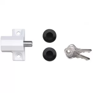 Image of Yale Locks P114 Patio Door Lock Grey Finish Visi-pack
