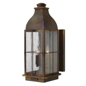Image of 3 Light Outdoor Large Wall Lantern Light Sienna IP44, E14