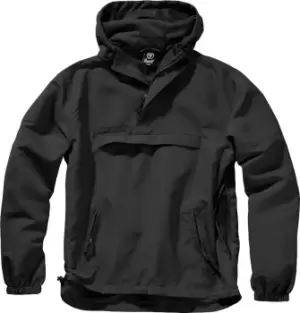 Image of Brandit Summer Windbreaker Hoodie, black, Size S, black, Size S