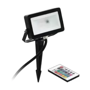 Image of IP44 Outdoor Recessed Ground Light Black Aluminium 10W Built in LED