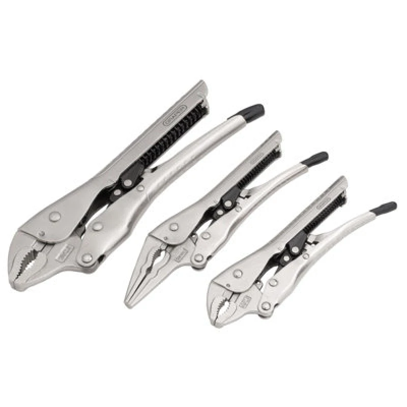 Image of Draper 3 Piece Auto Locking Pliers Set 07103