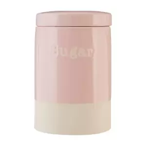 Image of Stoneware Sugar Canister in Pink