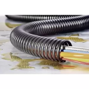 Image of HellermannTyton SPS10-PP-BK Spiral tube Black 1 m