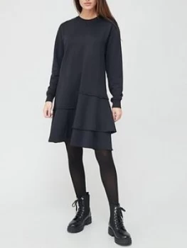 Image of Boss Midi Layered Dress - Black