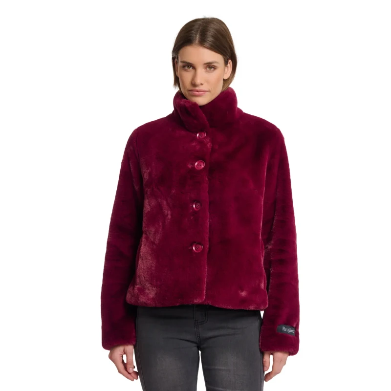 Image of Rino & Pelle Womens faux fur fleece Rino & Pelle Vie Violet Female 46