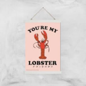 Image of Friends Lobster Giclee Art Print - A3 - White Hanger