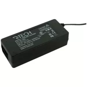 Image of R-TECH 857083 AC/DC Adapter 12vdc 5amp C14 2.1mm Desktop
