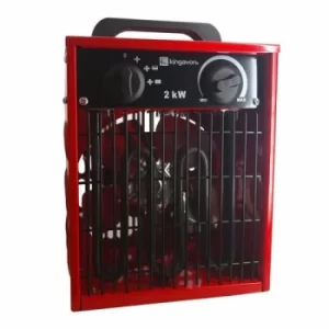Image of Kingavon 2kW Industrial Heater With Adjustable Thermostat