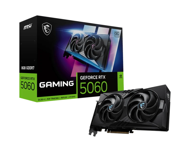 Image of MSI GeForce RTX 5060 8G GAMING OC 8GB GDDR7 Graphics Card