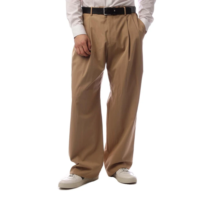 Image of Boss Womens Karliea Slim Fit Trouser Beige female 8 (S)