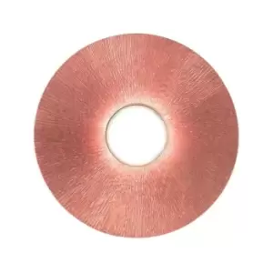 Image of CIRCLE white ceiling light 1 bulb Sun copper
