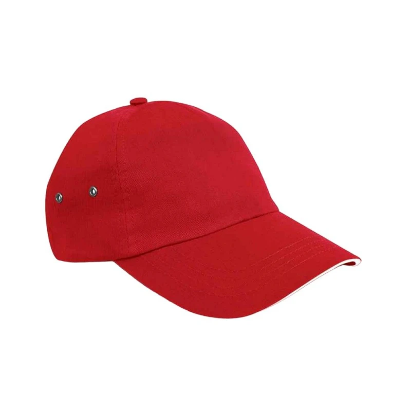 Image of Result Result Men 5 Panel Cotton Cap in Red Red One Size Male 5063470010677