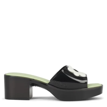 Image of MELISSA Flower Mule - Black