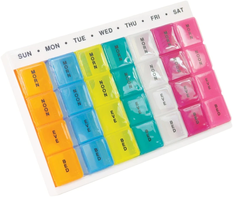 Image of Aidapt Weekly Pill Organiser Natural