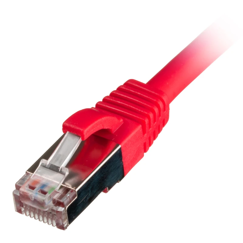 Image of Cablenet CNL 100PK 0.3M C6a Rd SFTP Ls 26AWG SB networking cable Red C