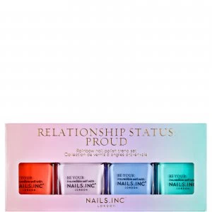 Image of nails inc. Relationship Status Proud Quad Set