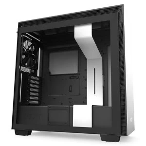 Image of NZXT H710 Midi Tower Gaming Case - White Tempered Glass