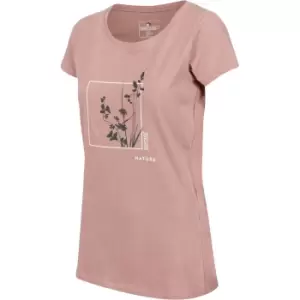 Image of Regatta Womens Breezed III Quick Drying Graphic T Shirt 16 - Bust 40' (102cm)