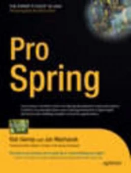 Image of Pro Spring by Rob Harrop Book