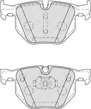 Image of Ferodo FDB4067 Brake Pad Set Rear Axle Premier Car