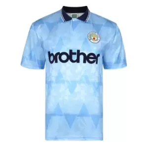 Image of Score Draw Man City '89 Home Jersey Mens - Blue