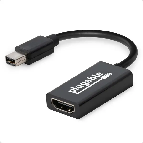 Image of Plugable Plugable Technologies Active Mini DisplayPort (Thunderbolt 2) to HDMI 2.0 Adapter MDP-HDMI