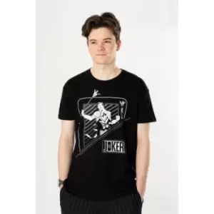 Image of Joker Black Playing Card Unisex T-Shirt Medium
