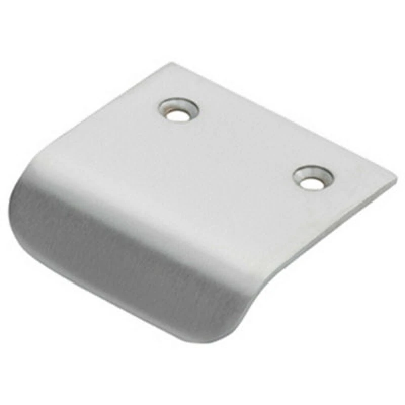 Image of Loops Semi Concealed Cabinet Finger Pull Handle 29mm Fixing Centres Satin Chrome Multi unisex