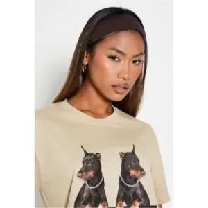 Image of I Saw It First Chocolate Jersey Headband - Brown