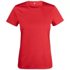 Image of Clique Womens/Ladies Basic Active T-Shirt (M) (Red)