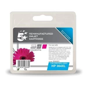 Image of 5 Star Office HP 364XL Magenta Ink Cartridge