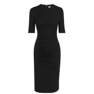 Image of Boss Hugo Boss Dimenta Pleated Dress Womens - Black