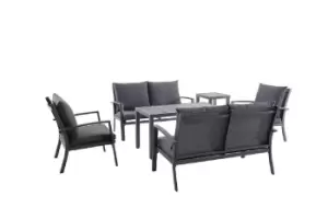 Image of Better Garden Valley 6 Seater Aluminium Sofa Set - Grey