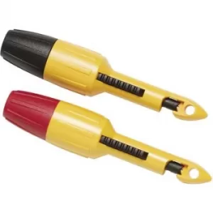 Image of Fluke TP81 Test probe set 4mm socket CAT I Red, Black