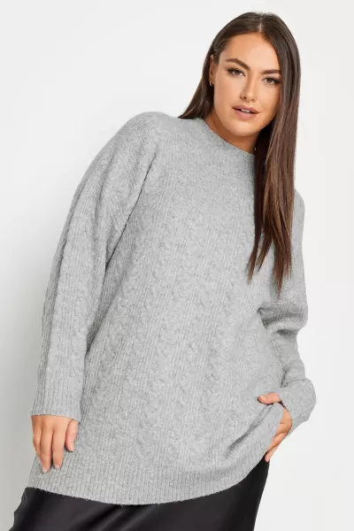 Image of Cable Knit Turtle Neck Jumper